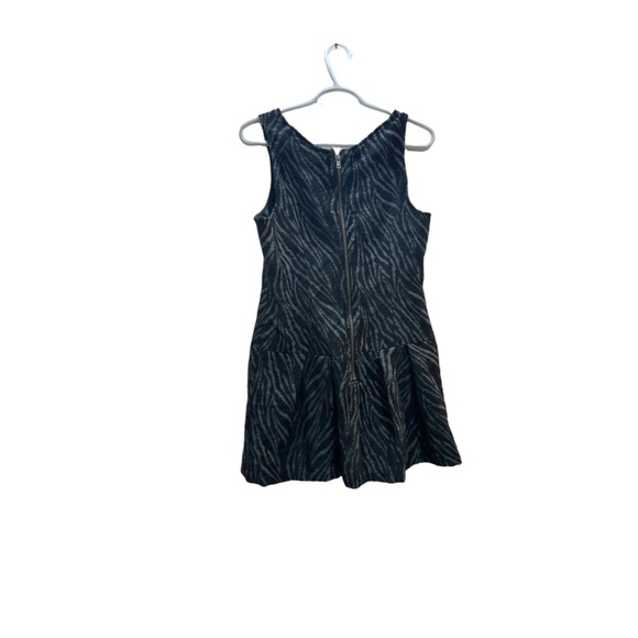 Free People Chenille Zebra Animal print dress sz 6 - Picture 4 of 4